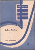 1912-1947 10 db zenével kapcsolatos okmány és nyomtatvány
