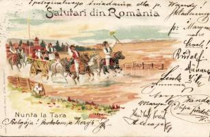 1899 Romanian folklore Litho (Rb)