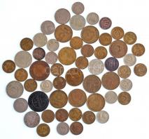 54db-os vegyes orosz és szovjet kopejka érmetétel T:vegyes 54pcs mixed Russian and Soviet Kopeck coin lot C:mixed