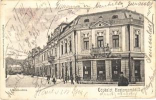 1904 Esztergom, Lőrincz utca, Korona szálloda és kávéház