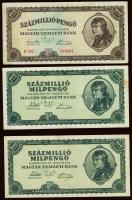 1946. Kis tétel inflapengő 16db (9klf) T:II+,II,III (kevés)