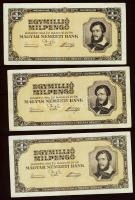 1946. Kis tétel inflapengő 16db (9klf) T:II+,II,III (kevés)