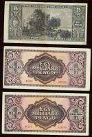 1946. Kis tétel inflapengő 16db (9klf) T:II+,II,III (kevés)