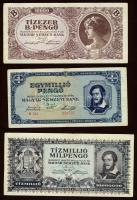 1946. Kis tétel inflapengő 16db (9klf) T:II+,II,III (kevés)