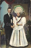 1934 Matyó népviselet Mezőkövesdről / Hungarian folklore, traditional costumes