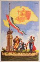 Emlékképek... Az ezeréves egységes Magyarország - Modern irredenta képeslap füzet 16 képeslappal