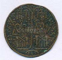 1172-1196. Rézpénz Cu "III. Béla" (2,36g) T:2- enyhén hullámos 
Hungary 1172-1196. Copper...