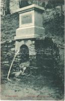 1909 Kőrösmező, Yasinia, Jassinja, Jasina (Máramaros); Tisza eredete forrás, kiadja Kaufmann Ábrahám és fiai / spring