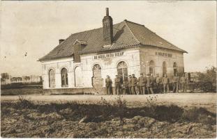 Au Moulin du Boeuf / WWI German military, soldiers in France. photo (EK)