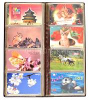 50 db telefonkártya kártya berakóban