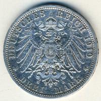 Német Birodalom/Császárság/Poroszország 1910. 3M Ag II.Vilmos T:3/3+