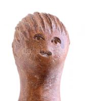 Homolya kerámia: anya gyermekével. Mázas kerámia, jelzett, hibátlan. 15,5 cm