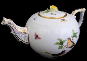 Herendi Rotschild mintás teás készlet. Kézzel festett, jelzett, minimális kopással