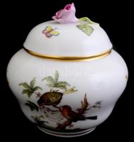 Herendi Rotschild mintás teás készlet. Kézzel festett, jelzett, minimális kopással