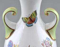 Herendi Viktória mintás urnaváza Kézzel festett, jelzett, hibátlan 33 cm