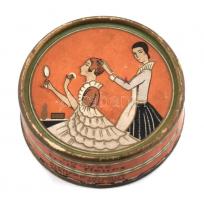 Three Flower papír púderes doboz, d: 6,5 cm