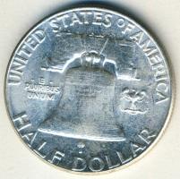 USA 1963. 1/2$ Ag "Franklin" T:2/2+