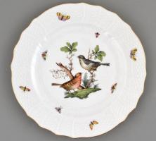 Herendi Rotschild mintás egy személyes étkészlet, leveses alátéttel, lapostányér. Kézzel festett, je...