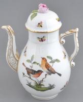 Herendi Rotschild mokkás készlet. Kézzel festett, jelzett, pöttynyi mázhibával