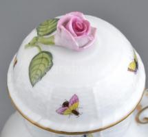 Herendi Rotschild mokkás készlet. Kézzel festett, jelzett, pöttynyi mázhibával