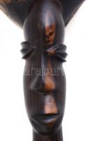 Ébenfa afrikai fafaragás. Faragott fa szobor 42 cm