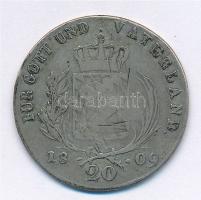 Német Államok / Bajorország 1809. 20kr Ag "I. Miksa József" (6,44g) T:3
German States / B...