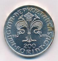1978. 200Ft Ag "Az első magyar aranyforint" T:BU Adamo EM56