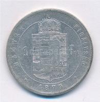 1879KB 1Ft Ag "Ferenc József / Középcímer" T:3 Adamo M15