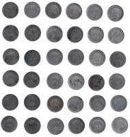 1940. 20f Fe (10x) + 1941. 20f Fe + 1942. 20f Fe (25x) T:1-,2,2- Adamo P4