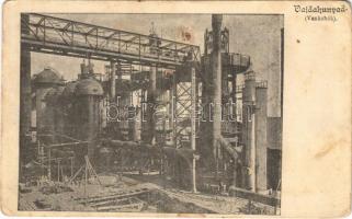 Vajdahunyad, Hunedoara; vaskohók a vasgyárban / iron works, factory, furnaces (EK)