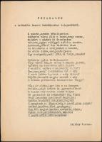 cca 1919 Kassai honvédszobor ledöntése okán írt vers