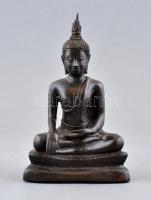 Hindu isten bronz szobra. / Bronze statue of Hindhi god. 21 cm