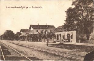 Balatonszentgyörgy, vasútállomás és vasúti vendéglő / Restauratio