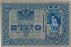 1902. 1000K piros "MAGYARORSZÁG" körbélyegzővel T:II- Adamo SK35B