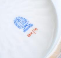 Herendi Poisson (PO), hal mintás, Koi-halas nagy méretű leveses tál. Kézzel festett, jelzett, hibátl...