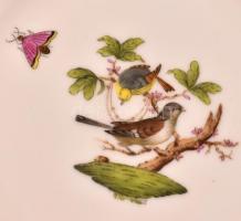 Herendi Rotschild mintás süteményes tányér. Kézzel festett, jelzett, hibátlan. d: 16,5 cm