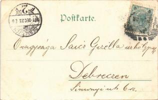 1901 Klagenfurt (Kärnten), Neuer Platz und Reinerhof, Wasche-Fabrik / square, street view, shops (fl...