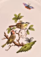 Herendi Rotschild mintás kis tányér. Kézzel festett, jelzett, hibátlan. d: 21 cm