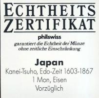 Japán 1739-1867. 1 Mon Kanei-Tsuho T:3