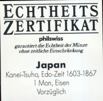 Japán 1768. 1 Mon Kanei-Tsuho T:3