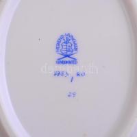 Herendi Rotschild mintás hamutál. Kézzel festett, jelzett, hibátlan. 13,5x9 m