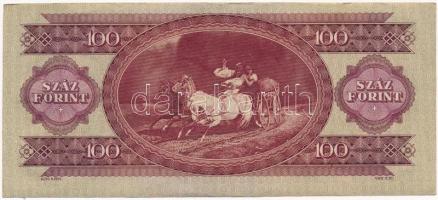 1947. 100Ft "B236 005530" T:III szép papír Adamo F27