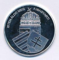 DN "Nemzetünk nagyjai - Hunyadi Mátyás" Ag emlékérem (10,46g/0.999/35mm) T:PP