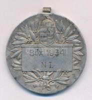 Berán Lajos (1882-1943) 1934. "Magyar Királyi Államvasutak Sportegyesületének Ligája" Ag d...