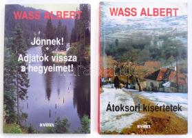 Wass Albert: Jönnek! Adjátok vissza a hegyeimet!+Átoksori kísértetek. Pomáz, 2001-2002., Kráter. Kiadói papírkötés.