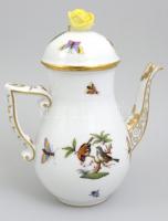 Herendi Rotschild mintás mokkás készlet Kézzel festett, jelzett,hibátlan