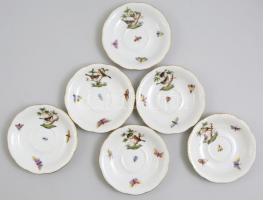 Herendi Rotschild mintás mokkás készlet Kézzel festett, jelzett,hibátlan