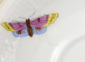 Herendi Rotschild mintás mokkás készlet Kézzel festett, jelzett,hibátlan