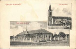 Szikszó, Katolikus templom, Papp István kastélya. Farkas testvérek kiadása
