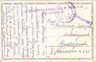 Dog. Wenau-Pastell No. 610. + "K.u.K. Feldjägerbataillon Ferdinand I. König der Bulgaren Nr. 26...